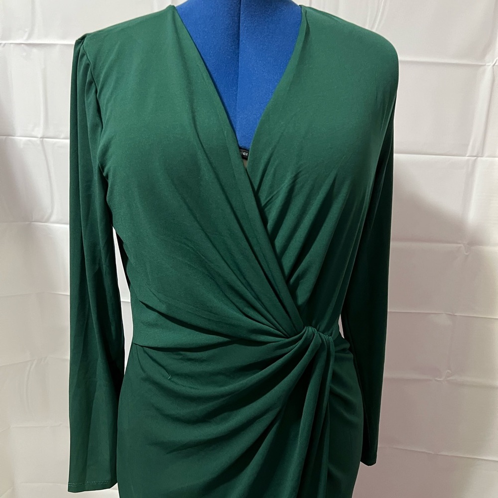 ELOQUII green maxi dress